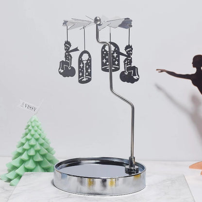 Novelty Solid Color Stainless Steel Metal Candlestick