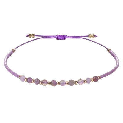 3 Pieces Minimalist Round Bead, Stone Beaded Bracelets