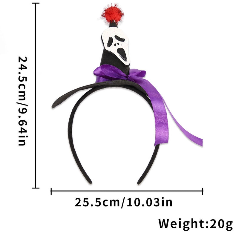 Halloween Hip-Hop Cool Style Cat Spider Web Plastic Felt Cloth Club Party Street