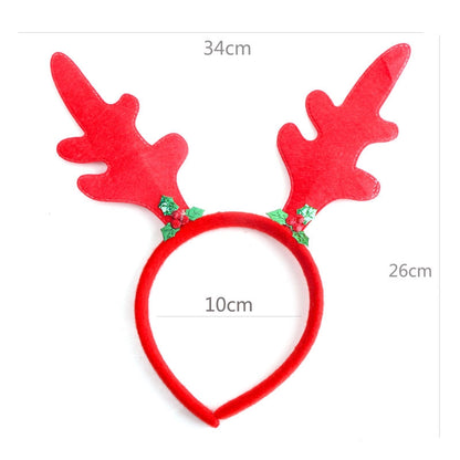 Christmas Hairband Old Man Snowman Elk Horn Headband Christmas Decorations Children Party Headdress