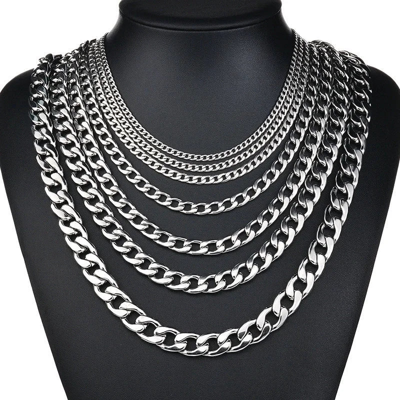 Minimalist Waves 304 Stainless Steel Layered Necklaces