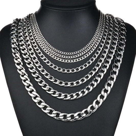 Minimalist Waves 304 Stainless Steel Layered Necklaces