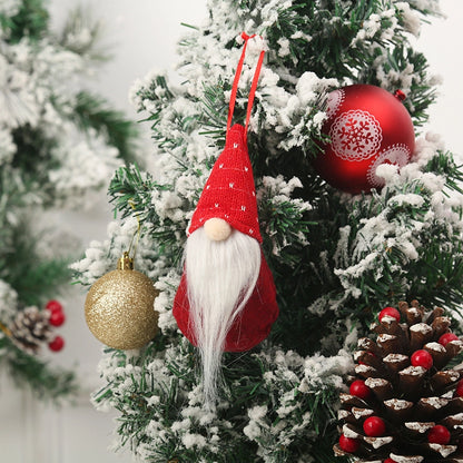 Christmas Cute Santa Claus Nonwoven Party Hanging Ornaments
