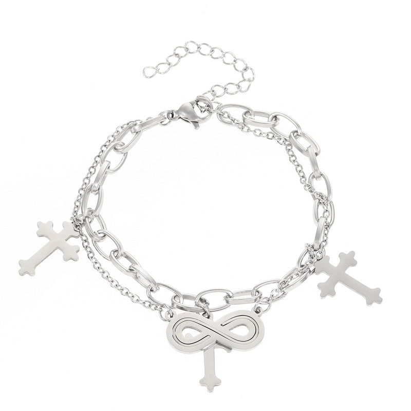 Alloy Gold Plated Silver Plated Elegant Shiny Plating Star Heart Shape Bracelets