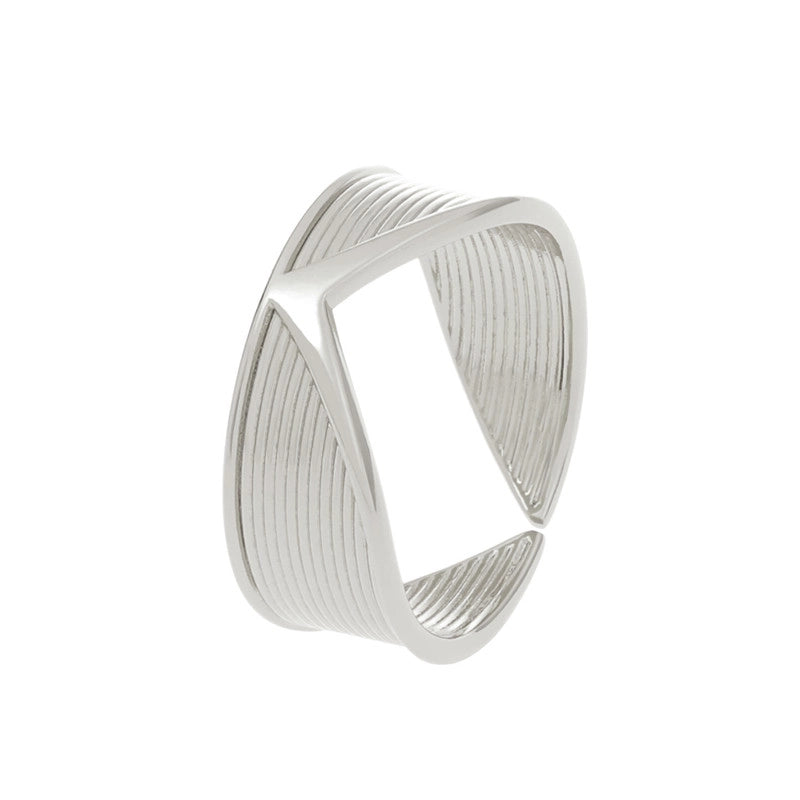 Luxurious Geometric Devil's Eye Heart Shape Copper Rhinestones Zircon Rings In Bulk