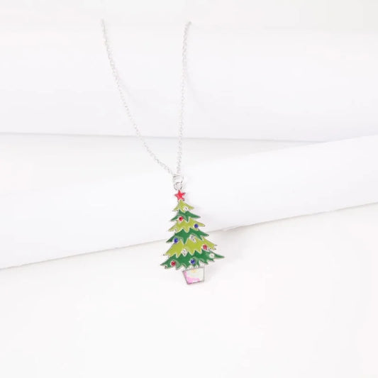 Christmas Cartoon Style Christmas Tree Alloy Party