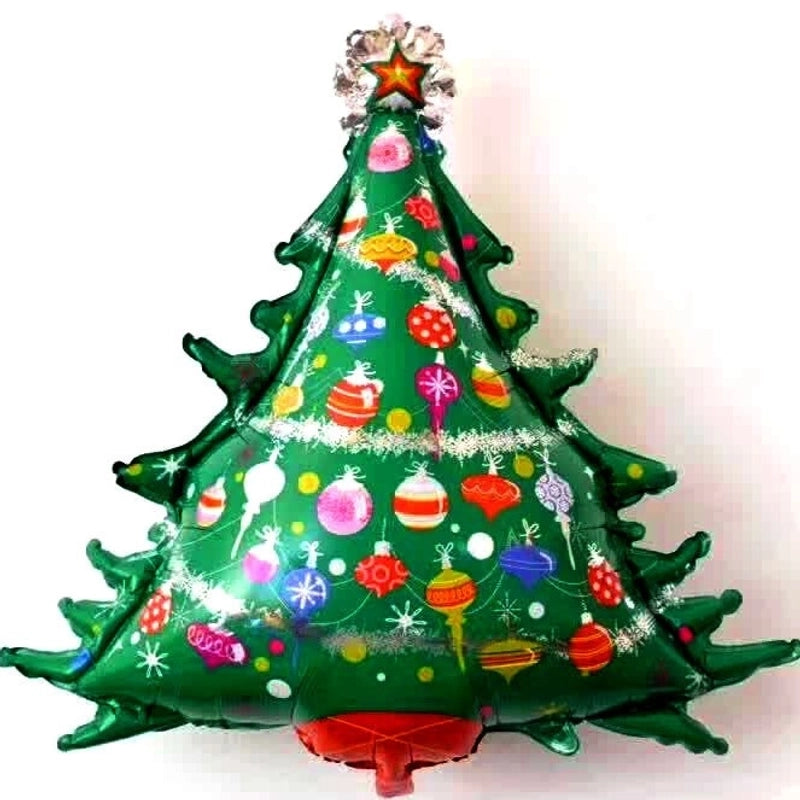 Christmas Casual Christmas Tree Santa Claus Snowman Aluminum Film Party Balloon Balloons