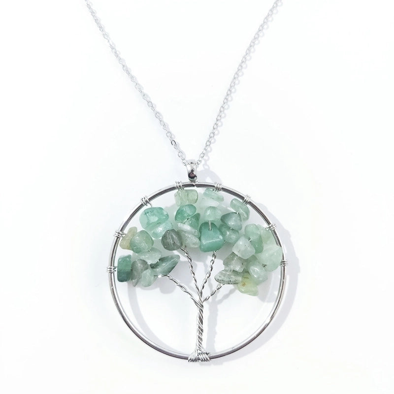 Minimalist Flower Crystal Hollow Out Pendant Necklace 1 Piece