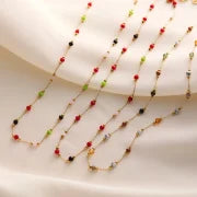 Minimalist Geometric Titanium Steel Plating Bracelets Necklace