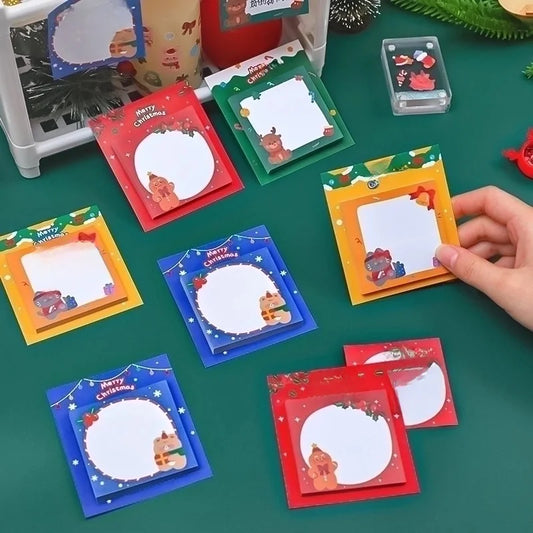 Cartoon Student Christmas Creative Cute Message Sticky Note