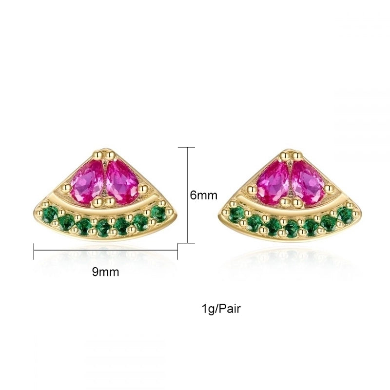 1 Pair Ig Style Minimalist Geometric Plating Inlay Copper Zircon 18k Gold Plated Drop Earrings
