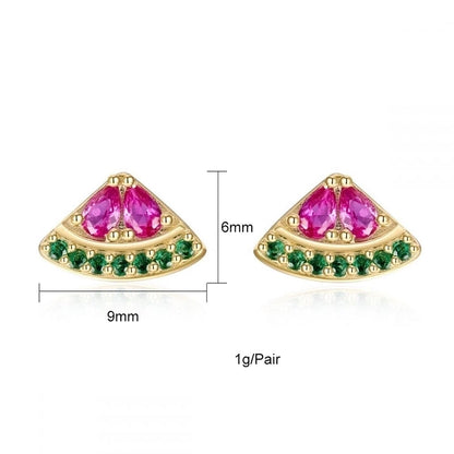 1 Pair Ig Style Minimalist Geometric Plating Inlay Copper Zircon 18k Gold Plated Drop Earrings