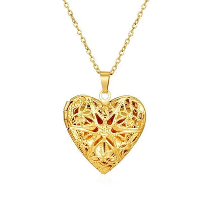 Modern Style Classic Style Heart Shape 304 Stainless Steel Plating Pendant Necklace
