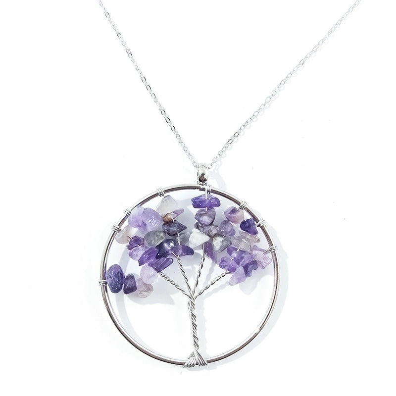 Minimalist Flower Crystal Hollow Out Pendant Necklace 1 Piece