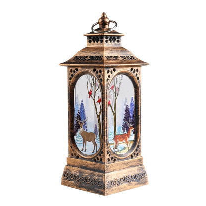 Christmas Vintage Style Christmas Tree Santa Claus Snowman Plastic Daily Festival