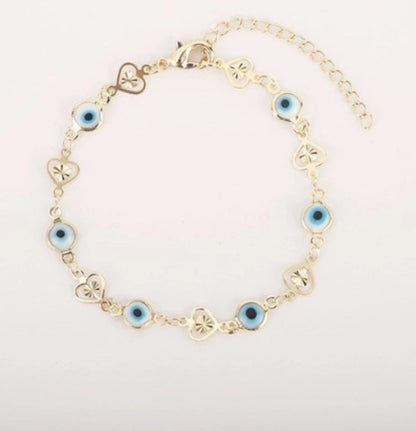 Lady Devil's Eye Star Copper Plating Bracelets