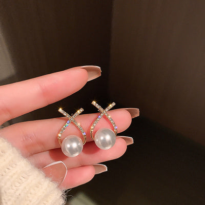 Luxurious Quadrilateral Round Ellipse Leaf Rhombus Animal Bowknot Text Letter Geometric Number Droplet Flower Chinese Zodiac Artificial Pearl Oil Dripping Earrings