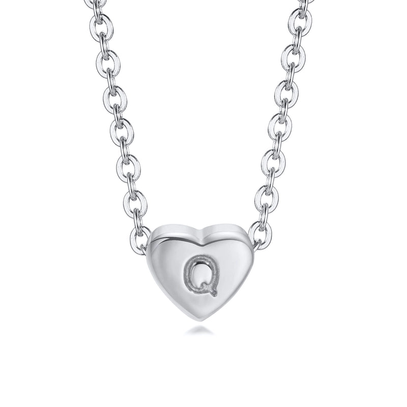 Minimalist Letter Titanium Steel Plating Pendant Necklace