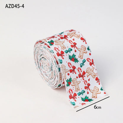 Christmas Cartoon Style Cute Gingerbread Letter Holiday Banquet Colored Ribbons Party Accessories