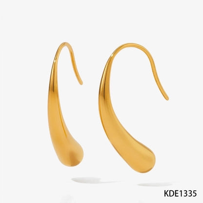 3 Pieces Minimalist Geometric Plating 304 Stainless Steel 16K Gold Plated White Gold Plated Gold Plated Drop Earrings