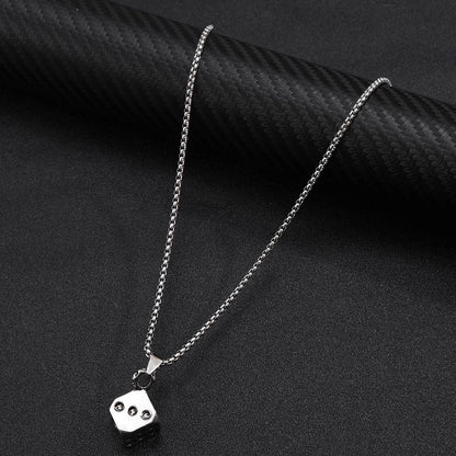 Hip-Hop Punk Cross Tree Skull Stainless Steel Alloy Plating Pendant Necklace