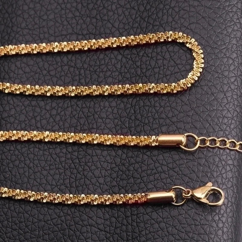 Stainless Steel Minimalist Geometric Plating Necklace