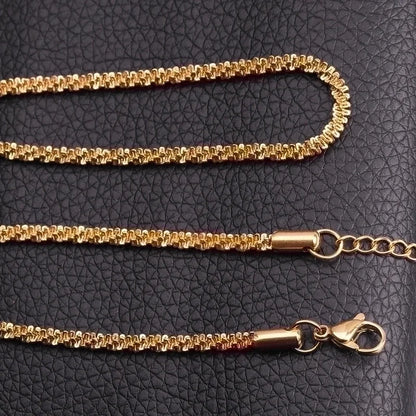 Stainless Steel Minimalist Geometric Plating Necklace