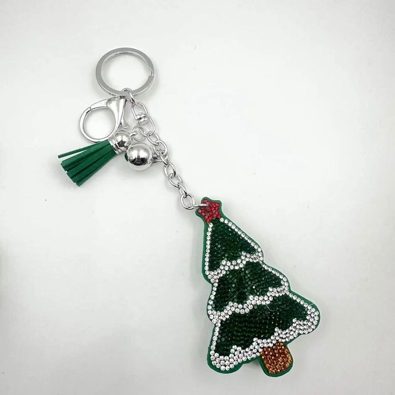 Cute Christmas Women's Metal Keychains Keychains