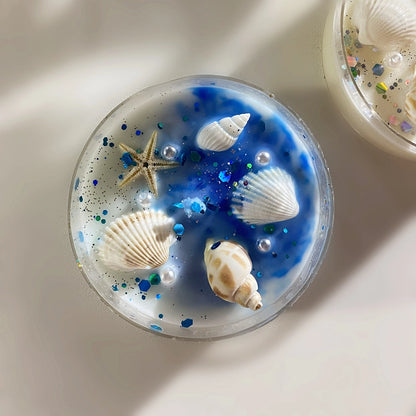Beach Starfish Shell Soy Wax Candle