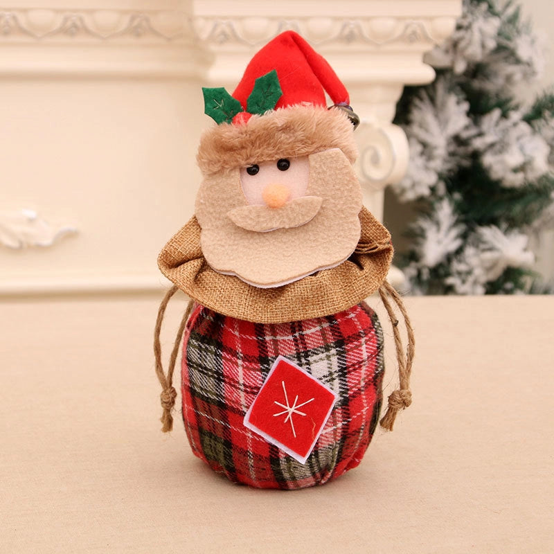 Christmas Children's Gift Bag Knitted Apple Bag Christmas Eve Candy Bag Gift Bag