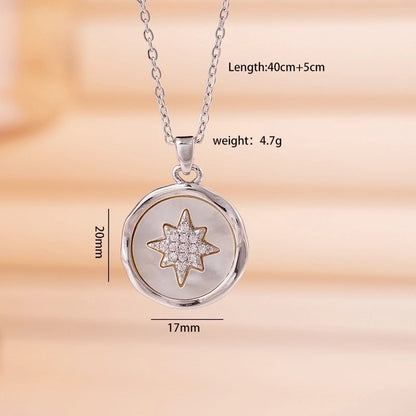 304 Stainless Steel Copper Cable Chain Animal Bear Pendant Necklace