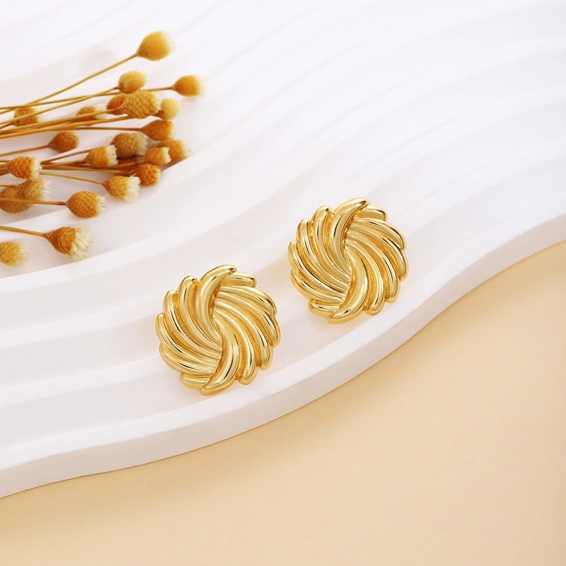 1 Pair Elegant Minimalist Geometric 304 Stainless Steel Stainless Steel Earrings