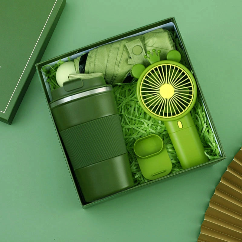 Business Gift Set Women's Day Gift Employee Activity Insulated Cup Umbrella Suitable For Clients