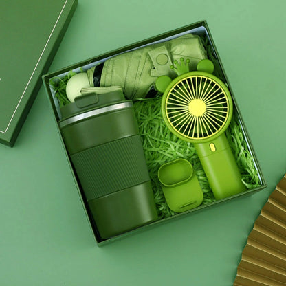 Business Gift Set Women's Day Gift Employee Activity Insulated Cup Umbrella Suitable For Clients