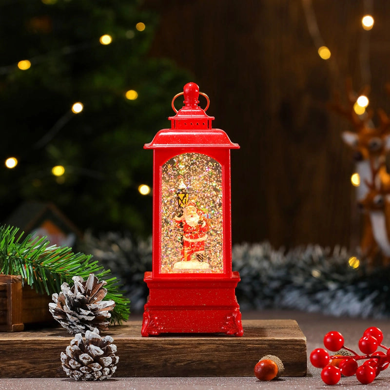 Christmas Cute Christmas Tree Santa Claus Snowman PC Party Festival Ornaments Led Lights Night Lights