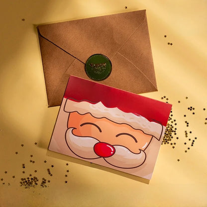 Christmas Artistic Snowman Christmas Card