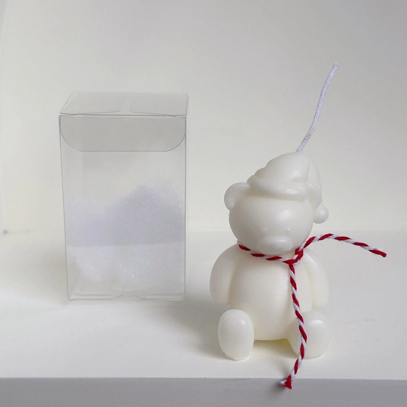 Christmas Cute Minimalist Bear Soy Wax Candle