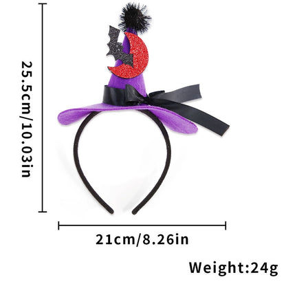 Halloween Hip-Hop Cool Style Cat Spider Web Plastic Felt Cloth Club Party Street