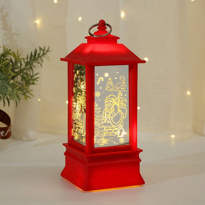 Christmas Retro Santa Claus Plastic Party Lightings