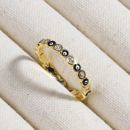 Copper Devil's Eye Rings