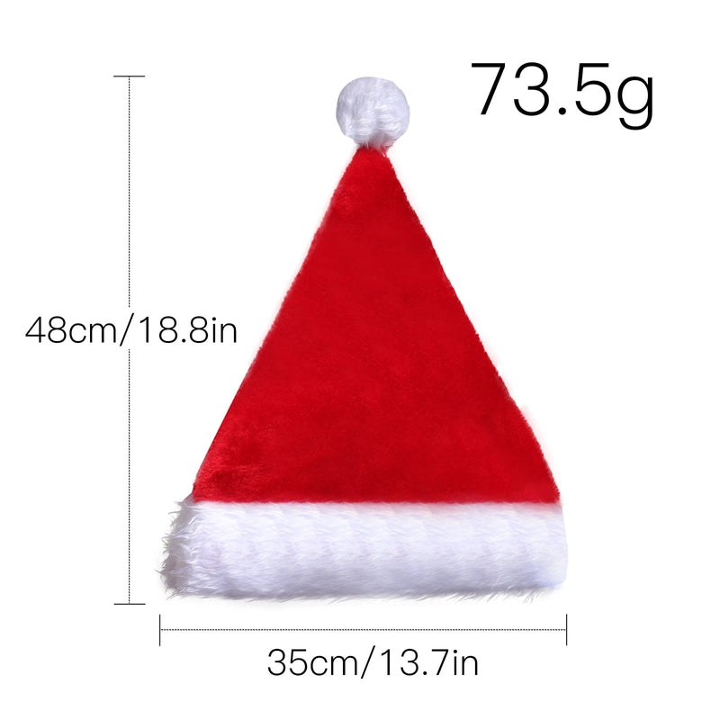 Christmas Pastoral Solid Color Party Christmas Hat