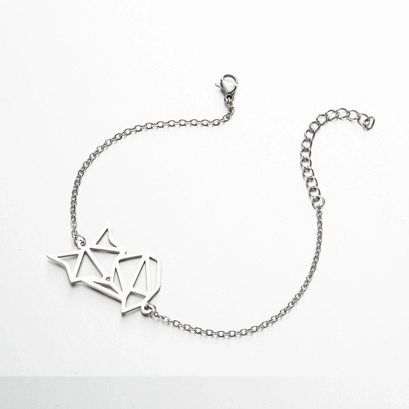 Fashion Animal 201 Stainless Steel 18K Gold Plated No Inlaid Bracelets In Bulk