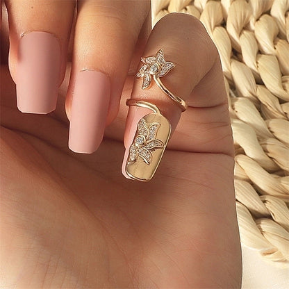 Luxurious Geometric Devil's Eye Heart Shape Copper Rhinestones Zircon Rings In Bulk