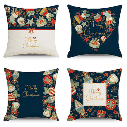 Christmas Combination Pillow Case New Home Sofa Decoration Cushion Pillow Case Manufacturers