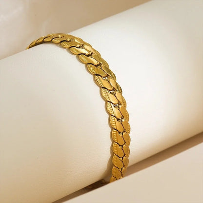 Hip-Hop Punk Minimalist Geometric 304 Stainless Steel Stainless Steel Bracelets In Bulk