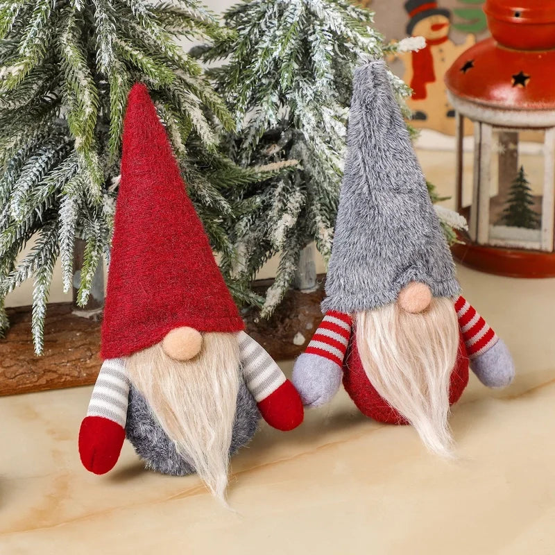 Christmas Decoration Supplies Creative Christmas Pendant Faceless Doll Christmas Tree Pendant Gift Doll For The Elderly