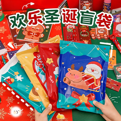 Christmas Cute Cartoon Plastic Party Party Packs