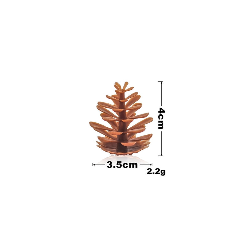 Christmas Decorations Christmas Tree Pine Cone Pendant High Simulation Pine Cone Wreath Decoration 13cm American Pine Cone
