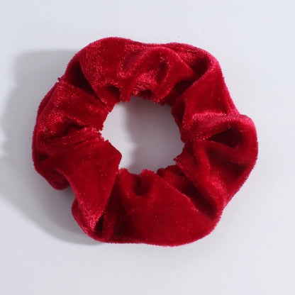 Classic Style Women's Plaid Snowflake Cloth Hair Tie