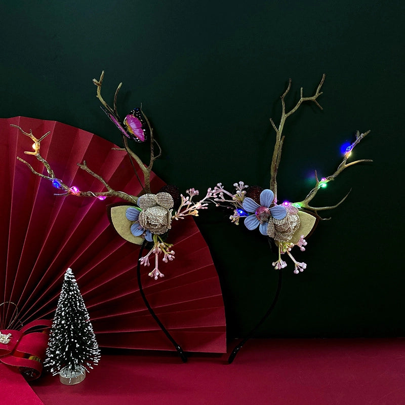 Christmas Fashion Women'S Antlers Plastic Hair Band